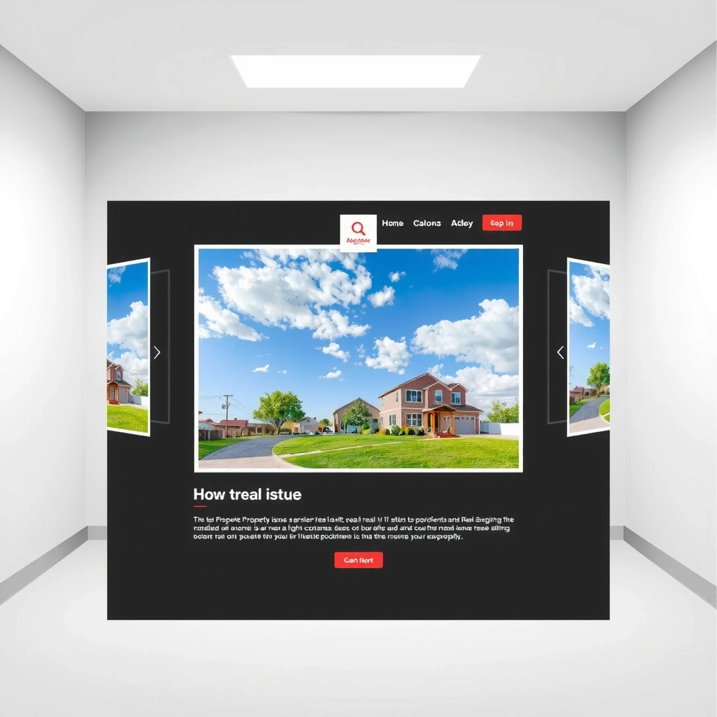 Real estate website design