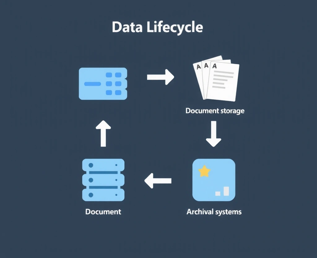 Data retention timeline illustration